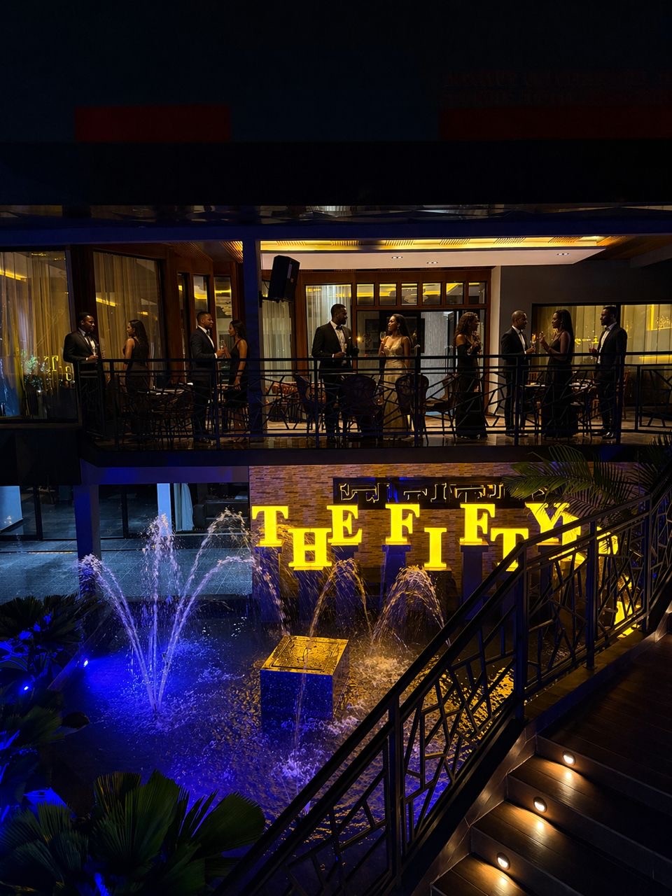 Soirée de gala sur la terrasse de THE FIFTY FIVE